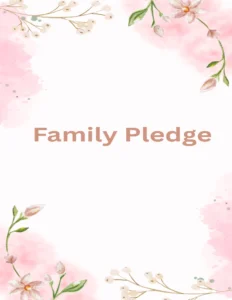 Family Pledge  – 가정 맹세